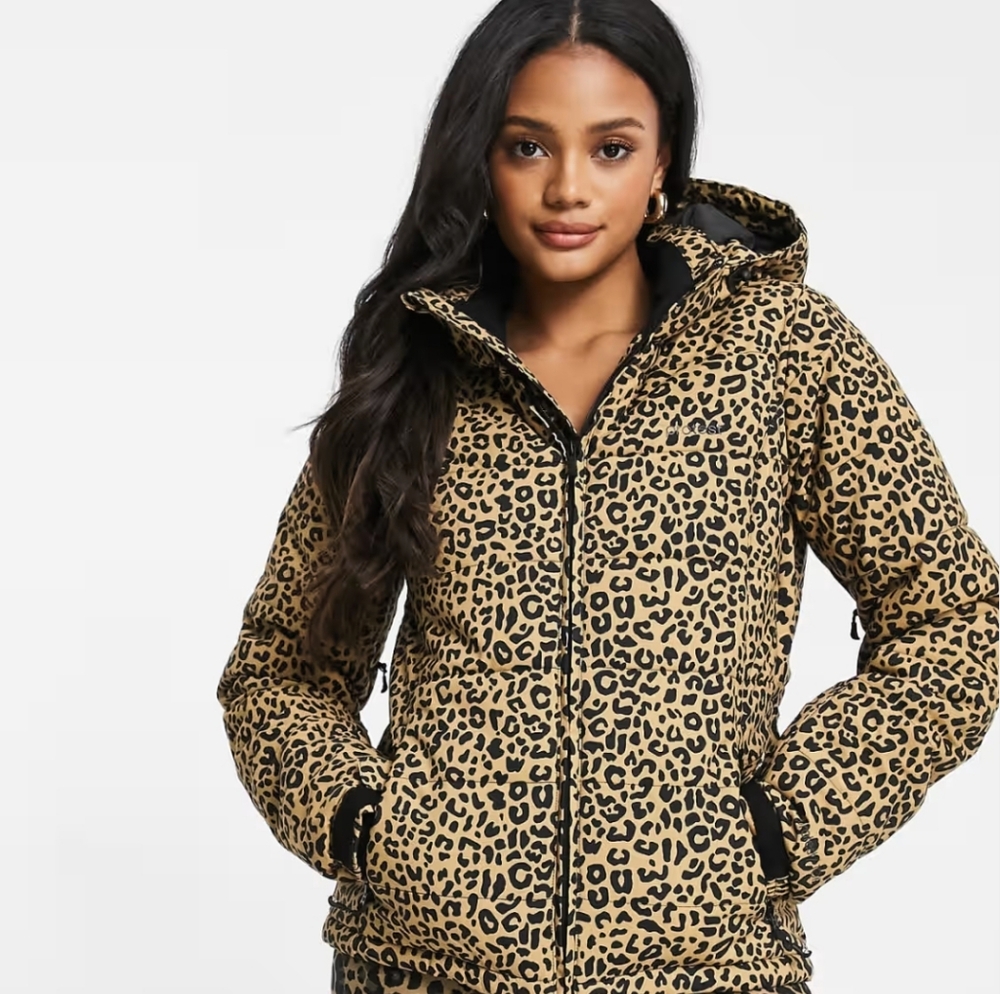 Protest Dallas Ski Jacket Leopard Print